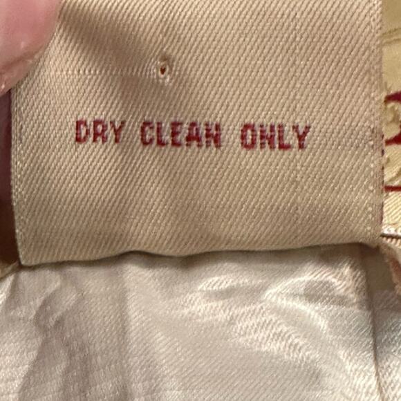 BKE Women’s Medium Double Breasted Pearl White Coat Faux Fur Collar Snap Close - Picture 5 of 10